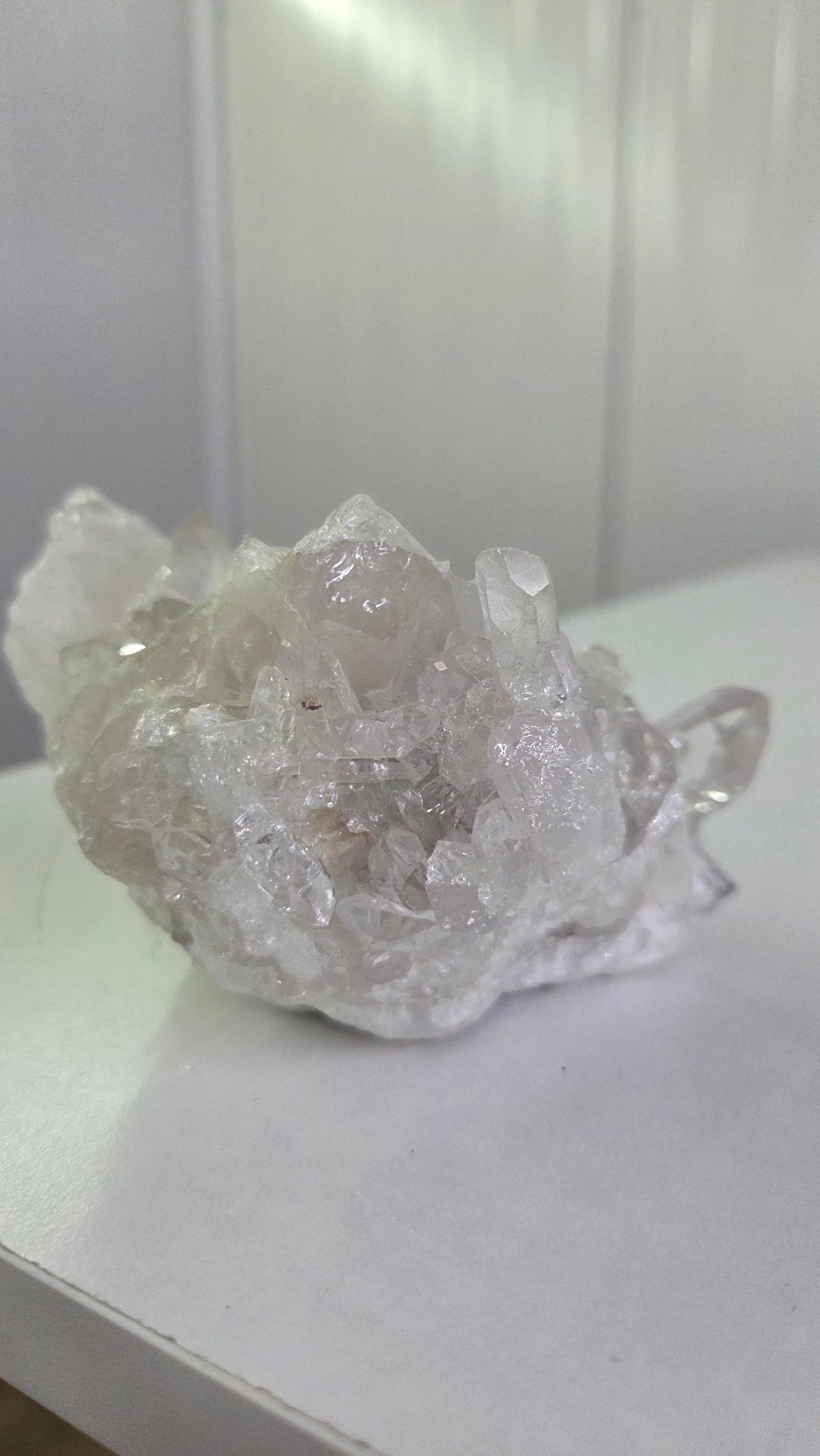 Prachtige bergkristal cluster