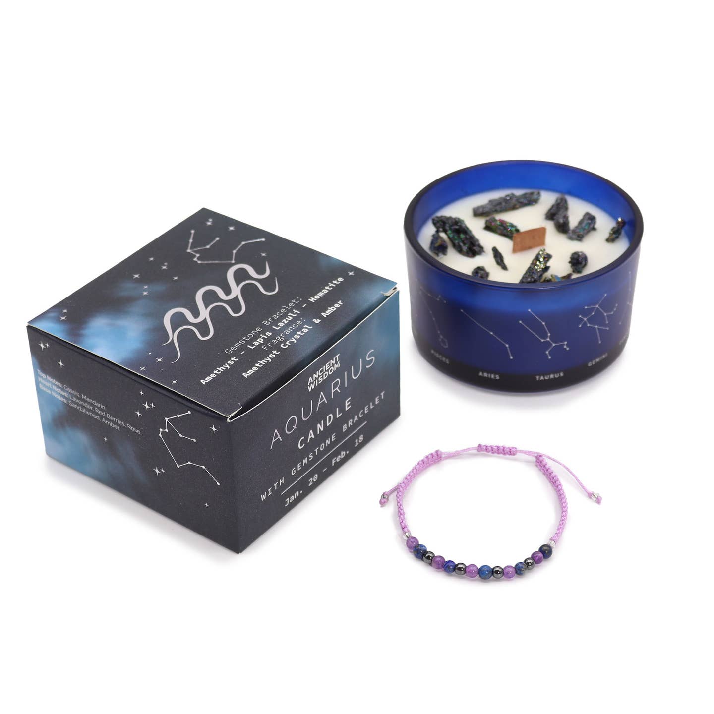 Geurkaars Waterman + armband