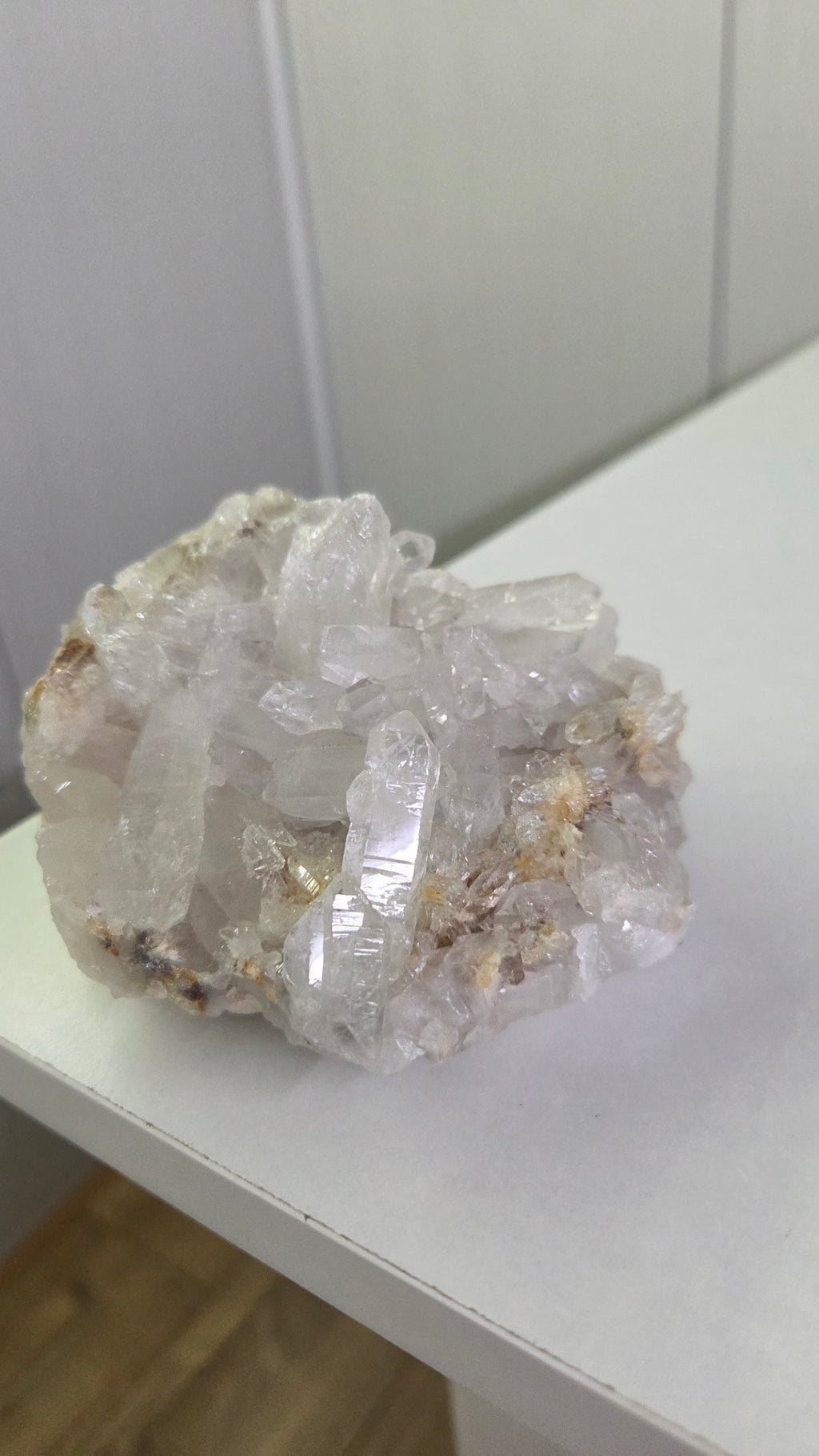 Bergkristal cluster uniek