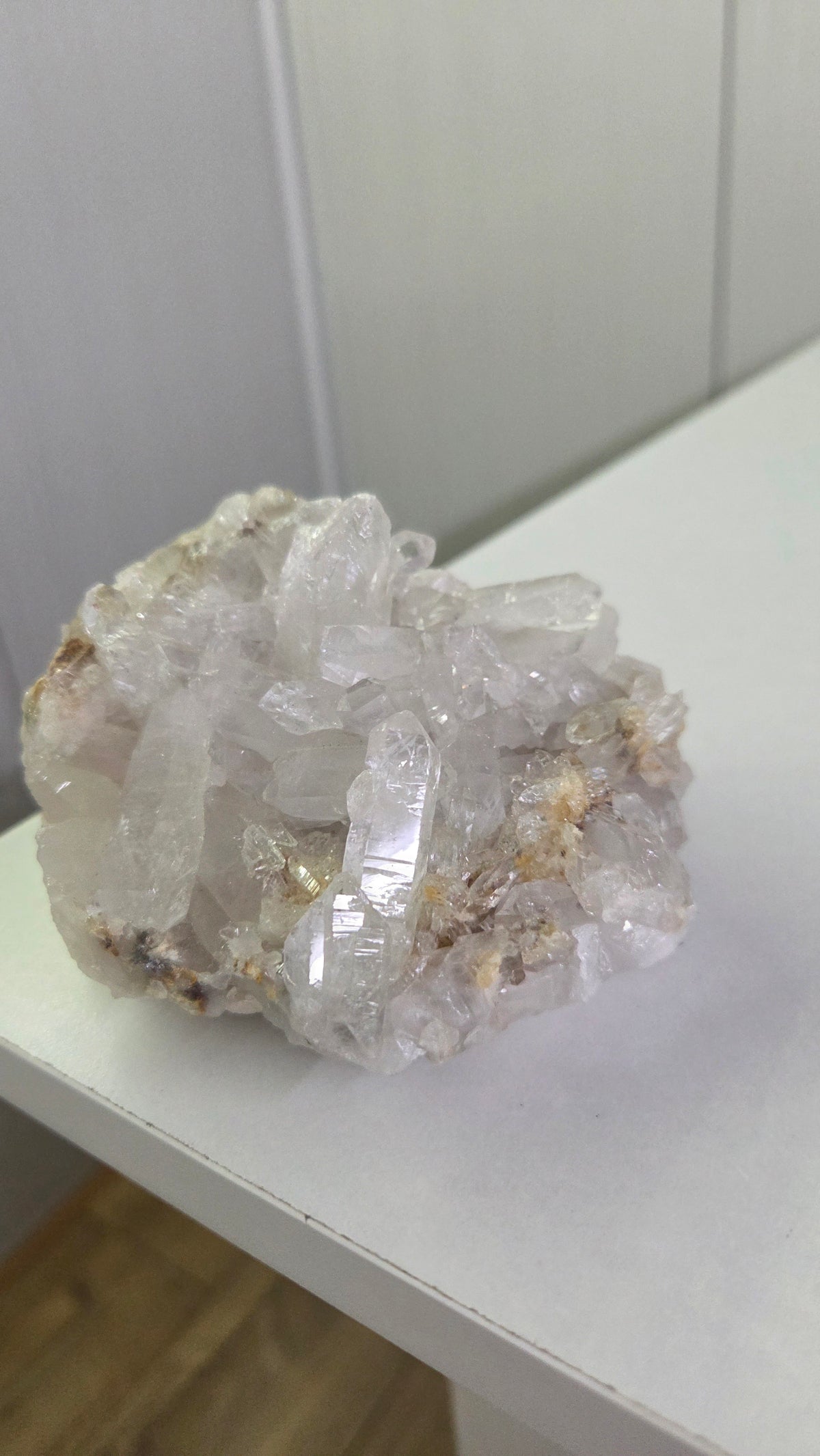 Bergkristal cluster uniek