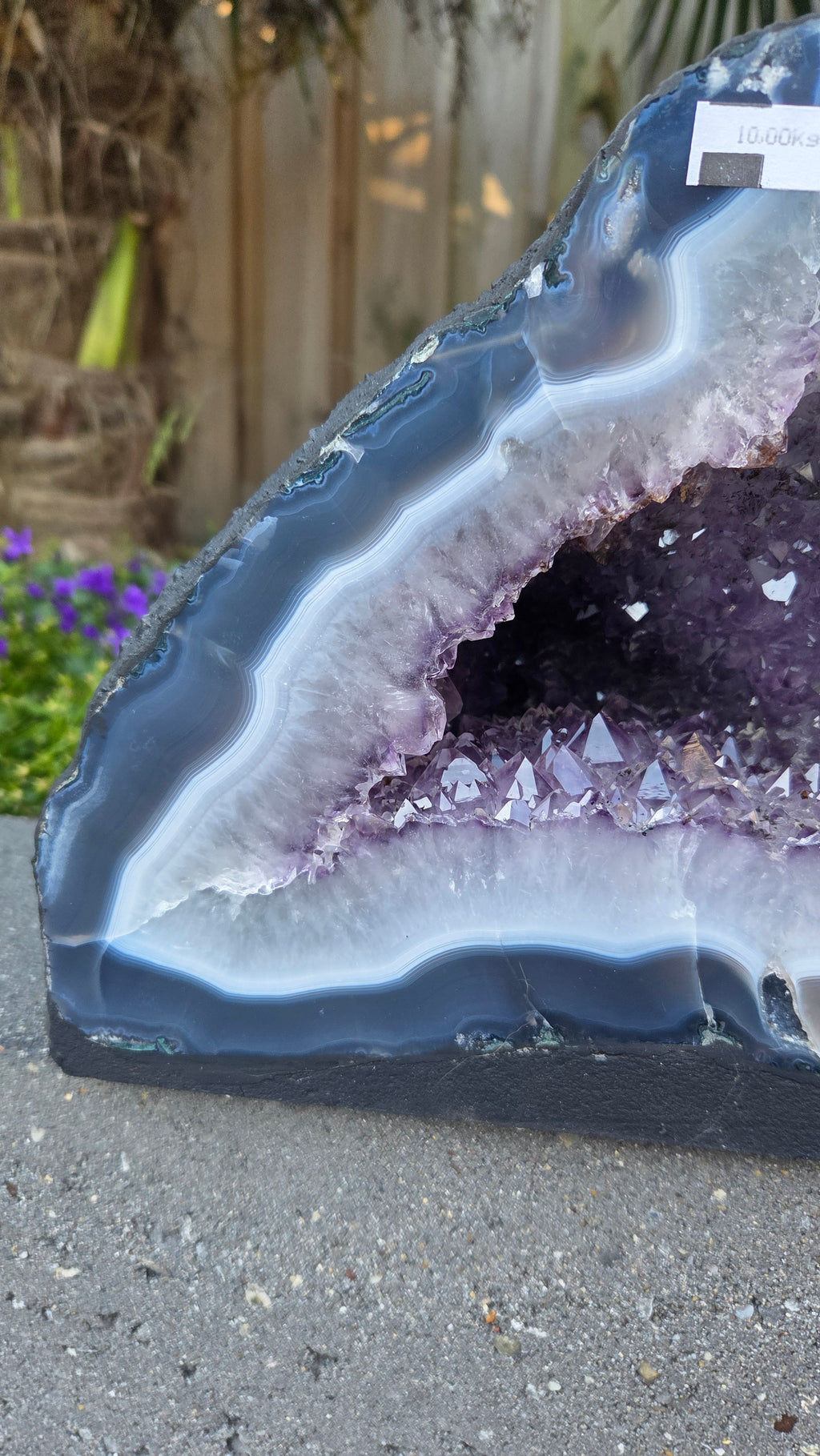 Amethist geode set