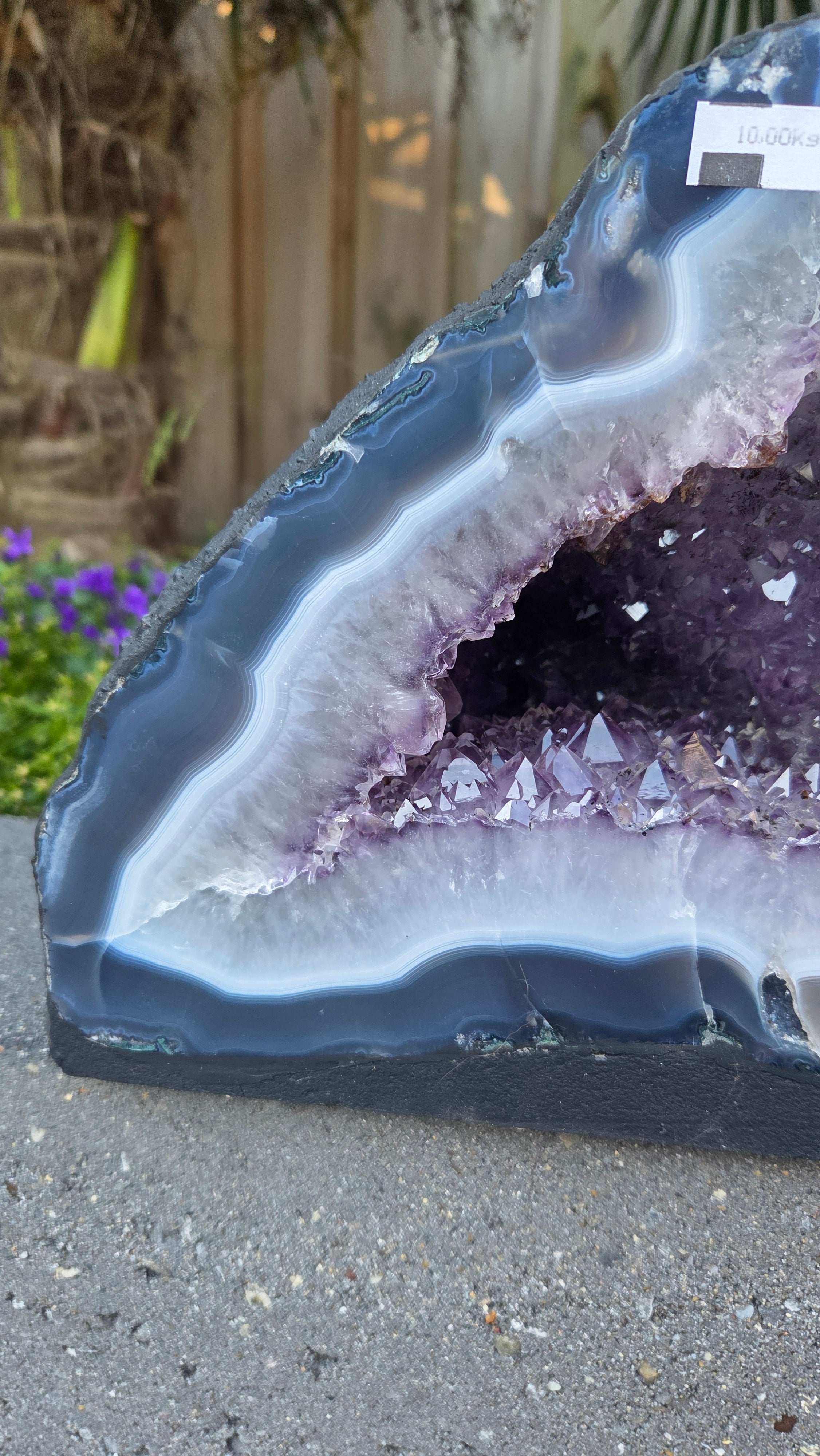 Amethist geode set