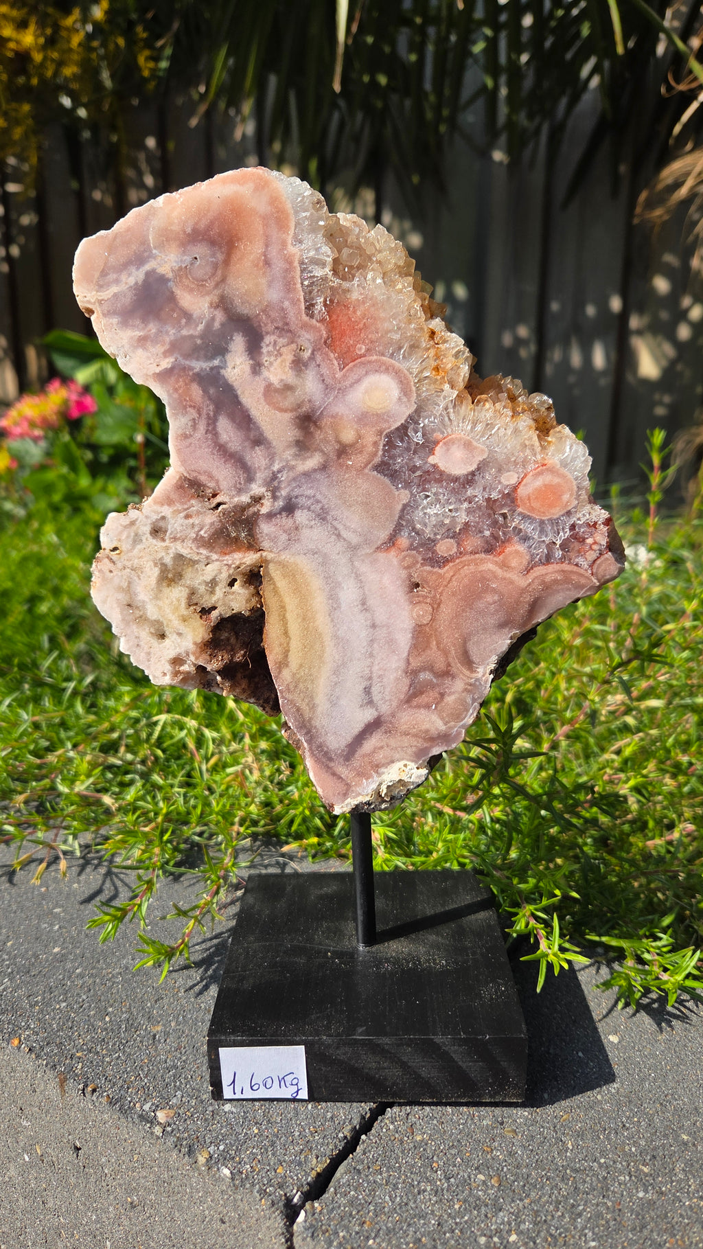 Roze amethist slab