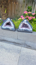 Amethist geode set