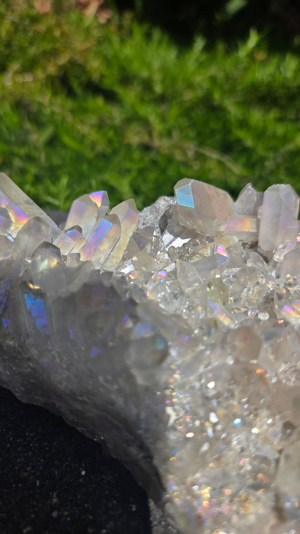 Bergkristal met aura