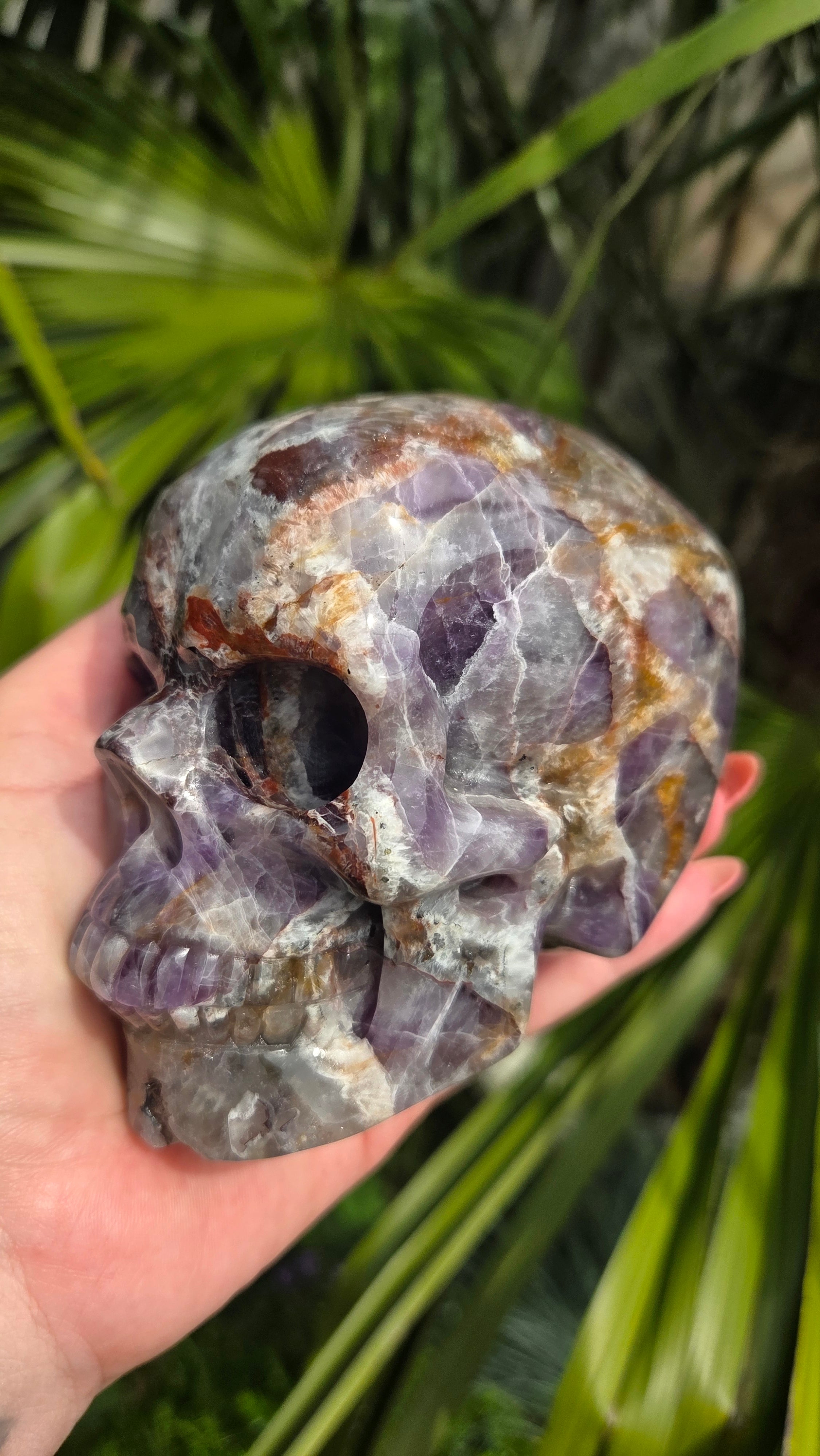 A+ kwaliteit amethist skull
