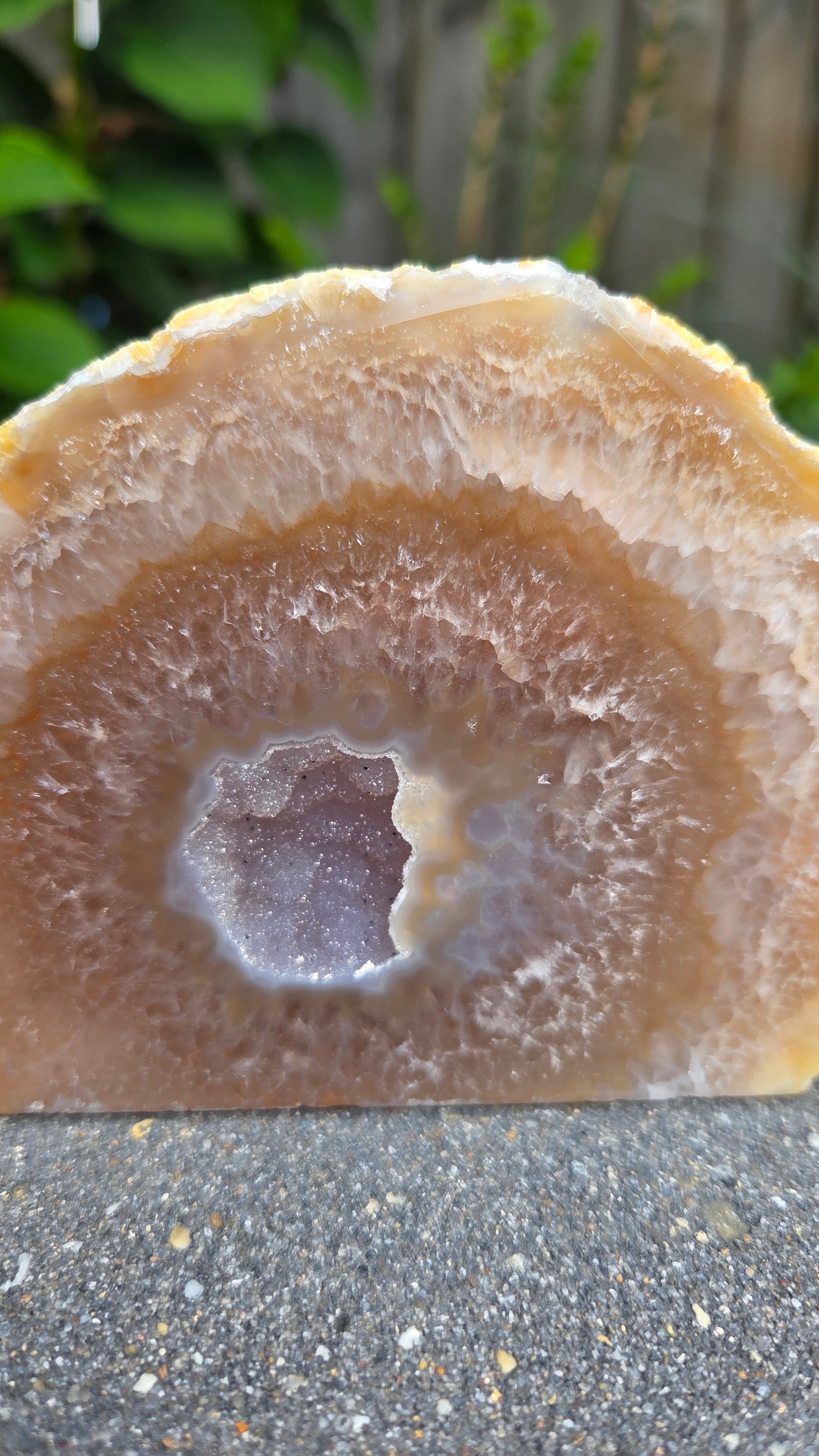 Agaat geode cutbase