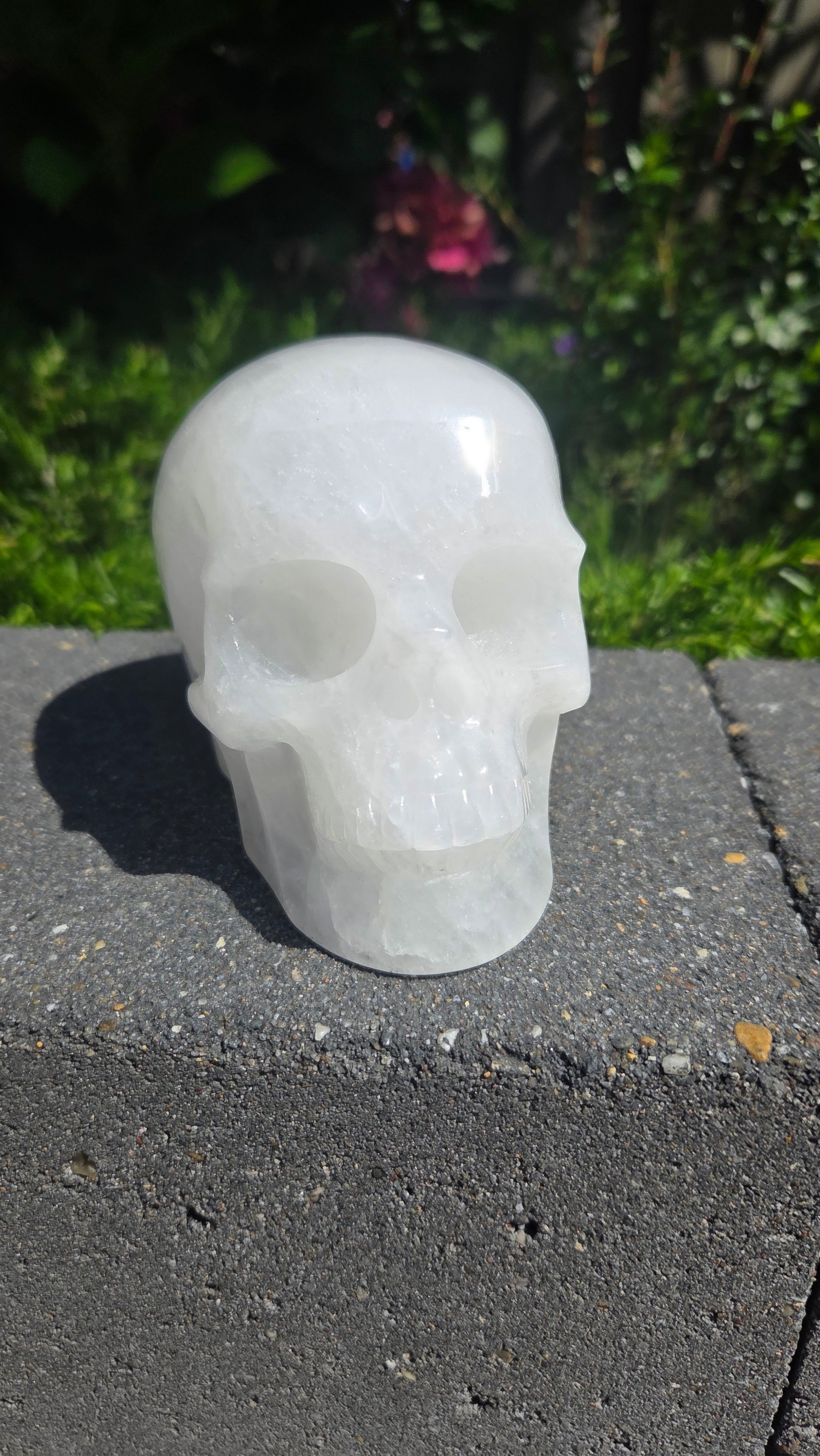Bergkristal skull