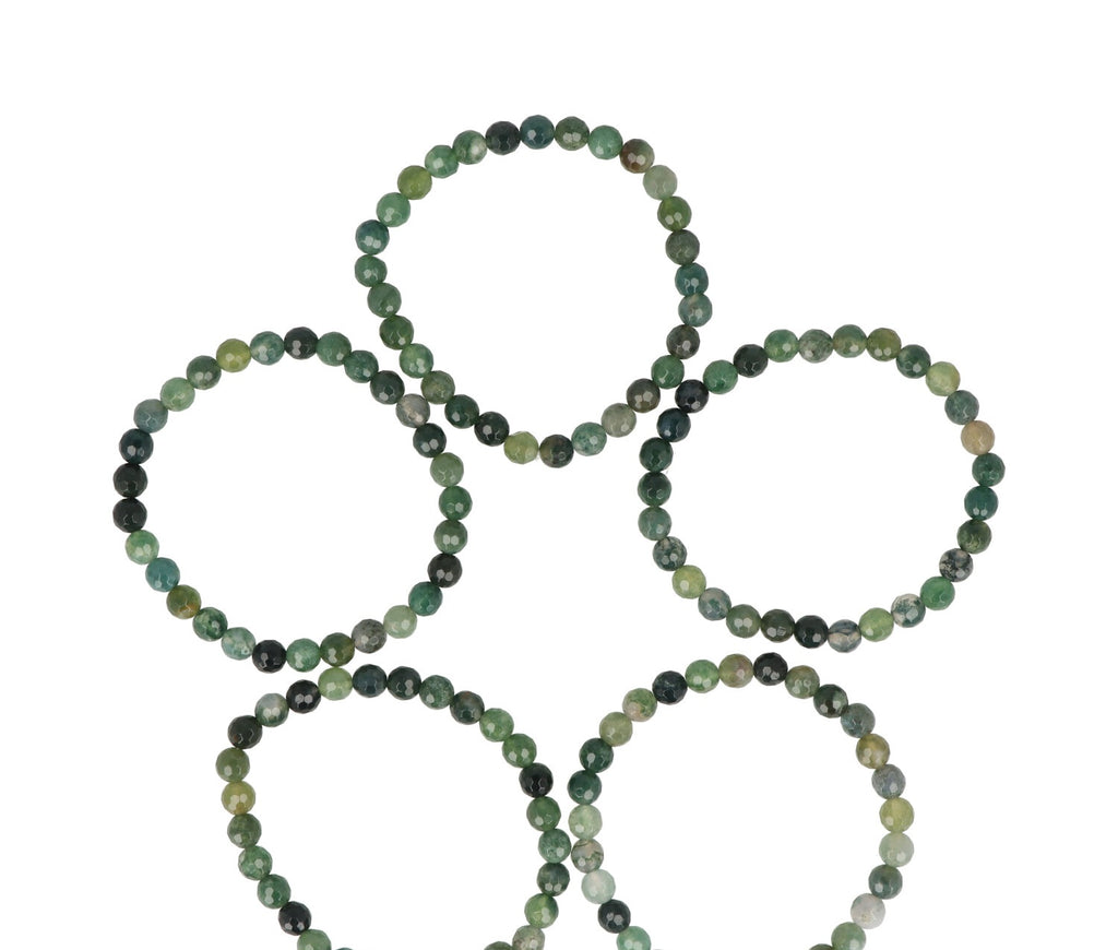 Mosagaat Facetarmband | 4 mm