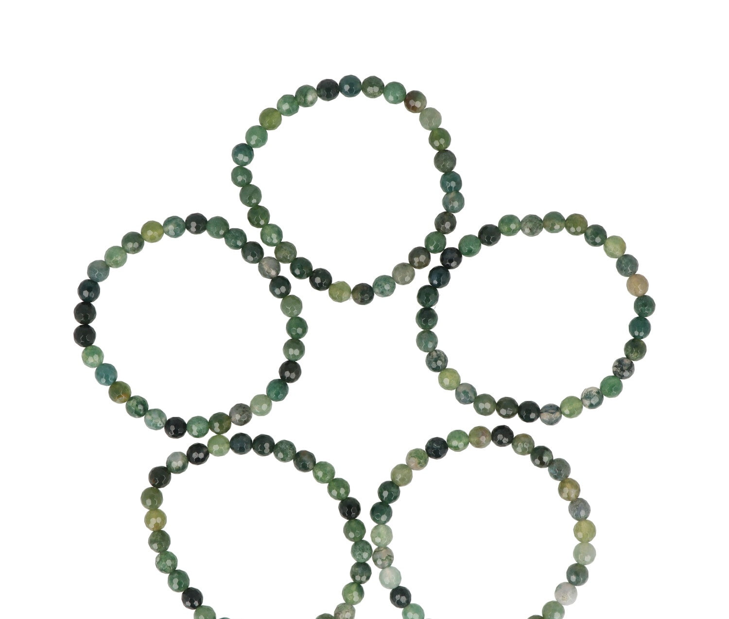 Mosagaat Facetarmband | 4 mm