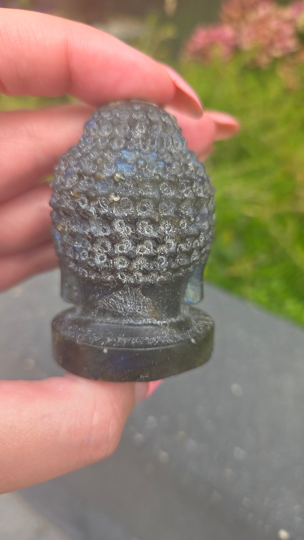 Labradoriet buddha