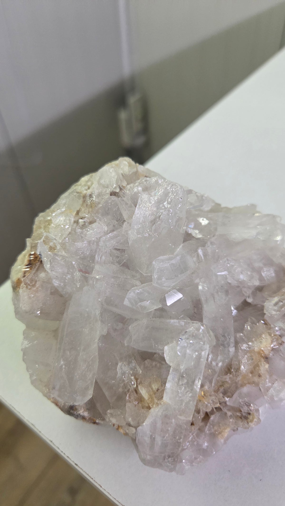 Bergkristal cluster uniek