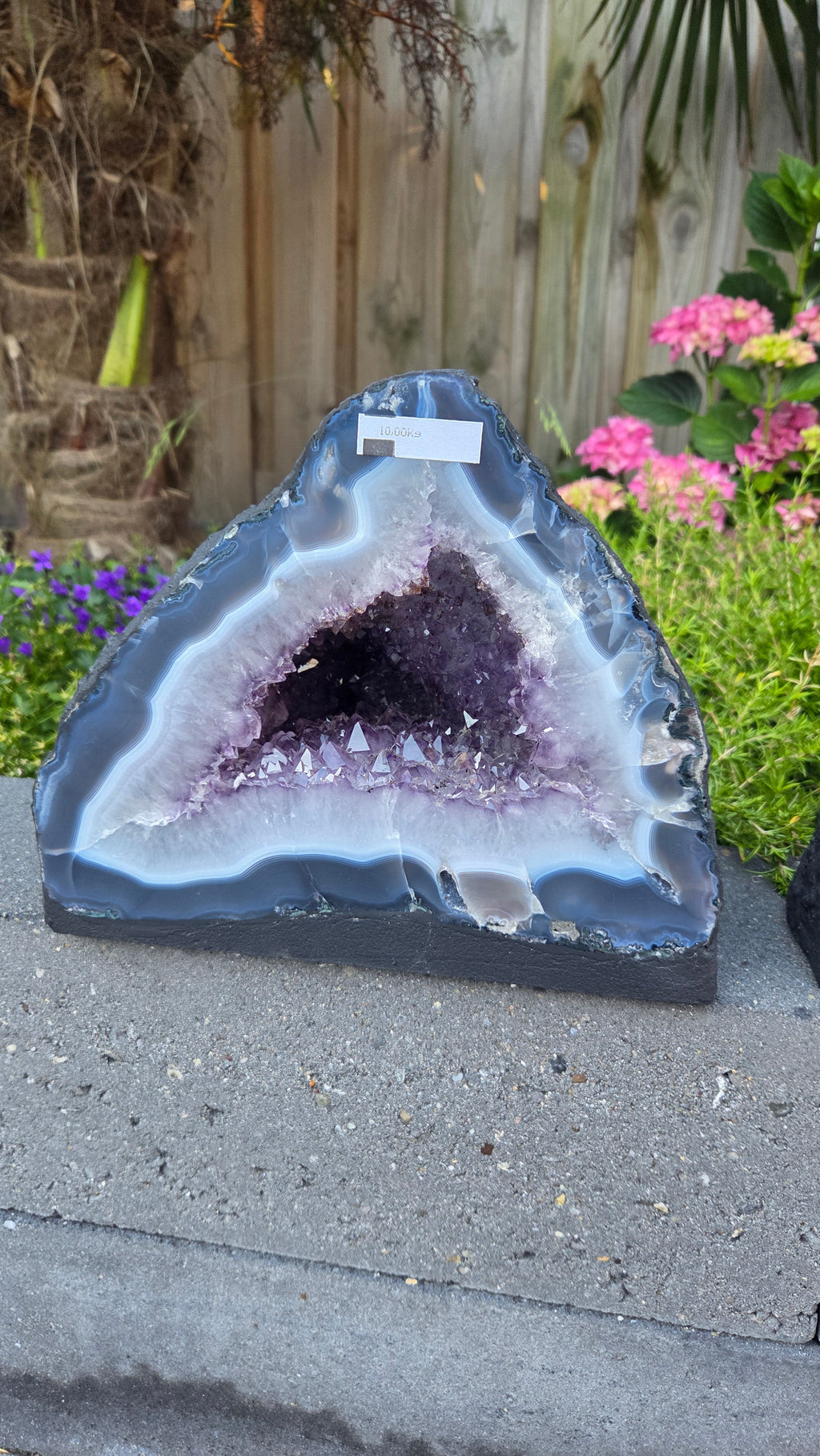 Amethist geode set