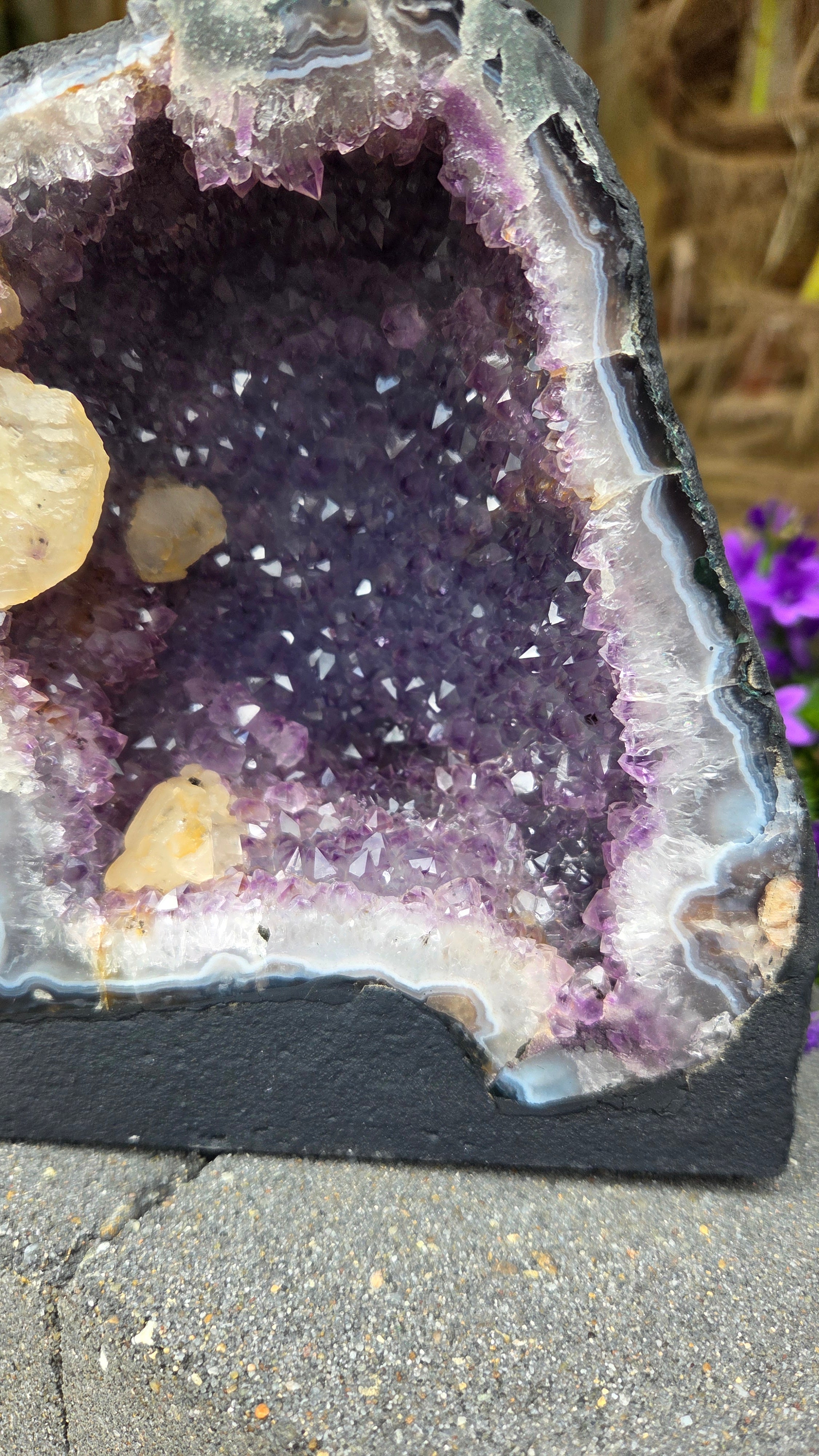 Amethist geode