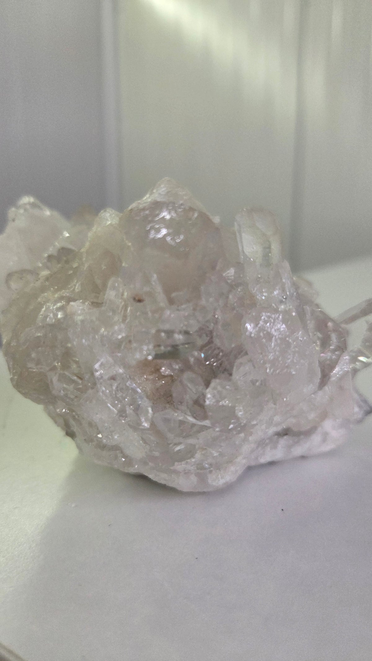 Prachtige bergkristal cluster