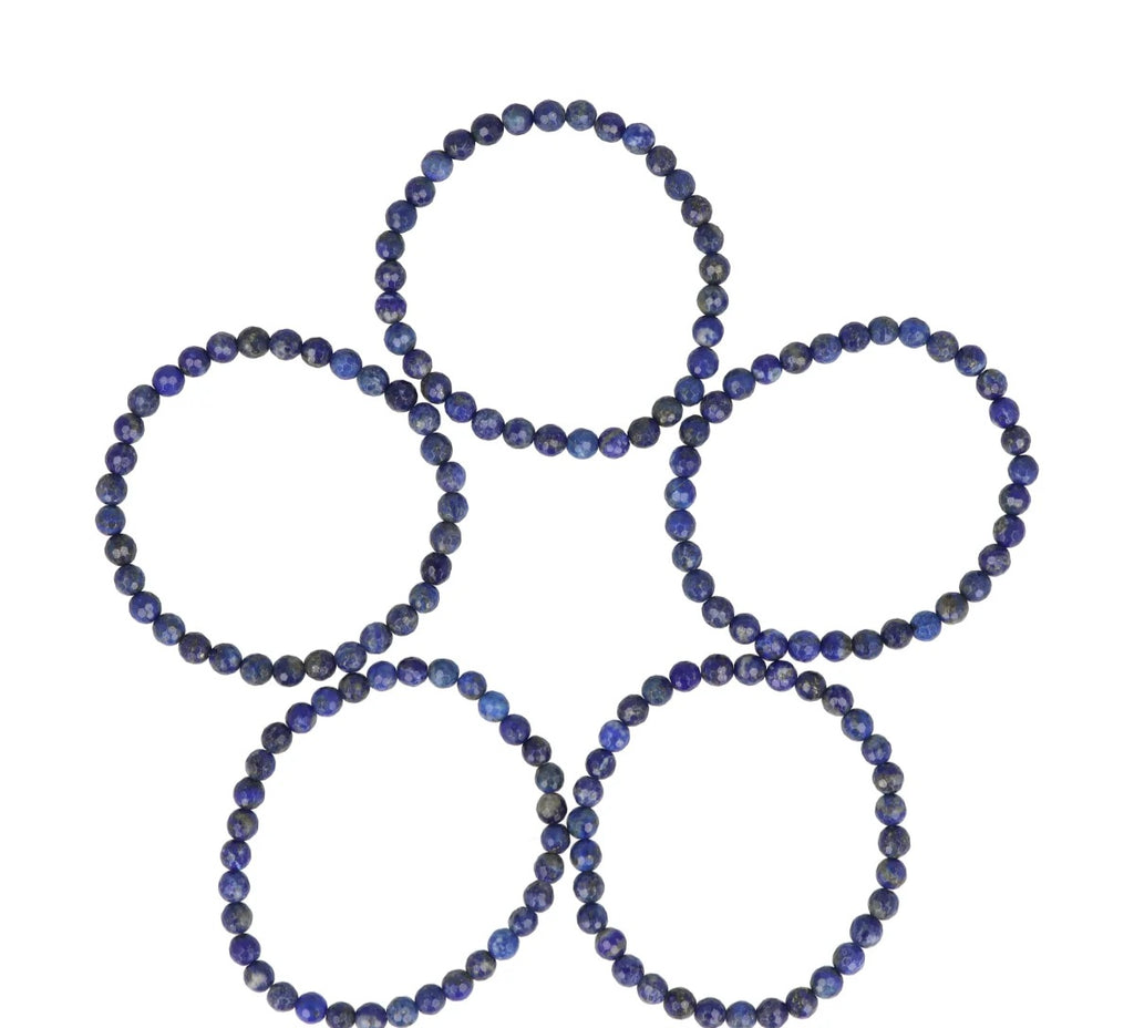 Lapis Lazuli Facetarmband | 4 mm