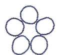 Lapis Lazuli Facetarmband | 4 mm