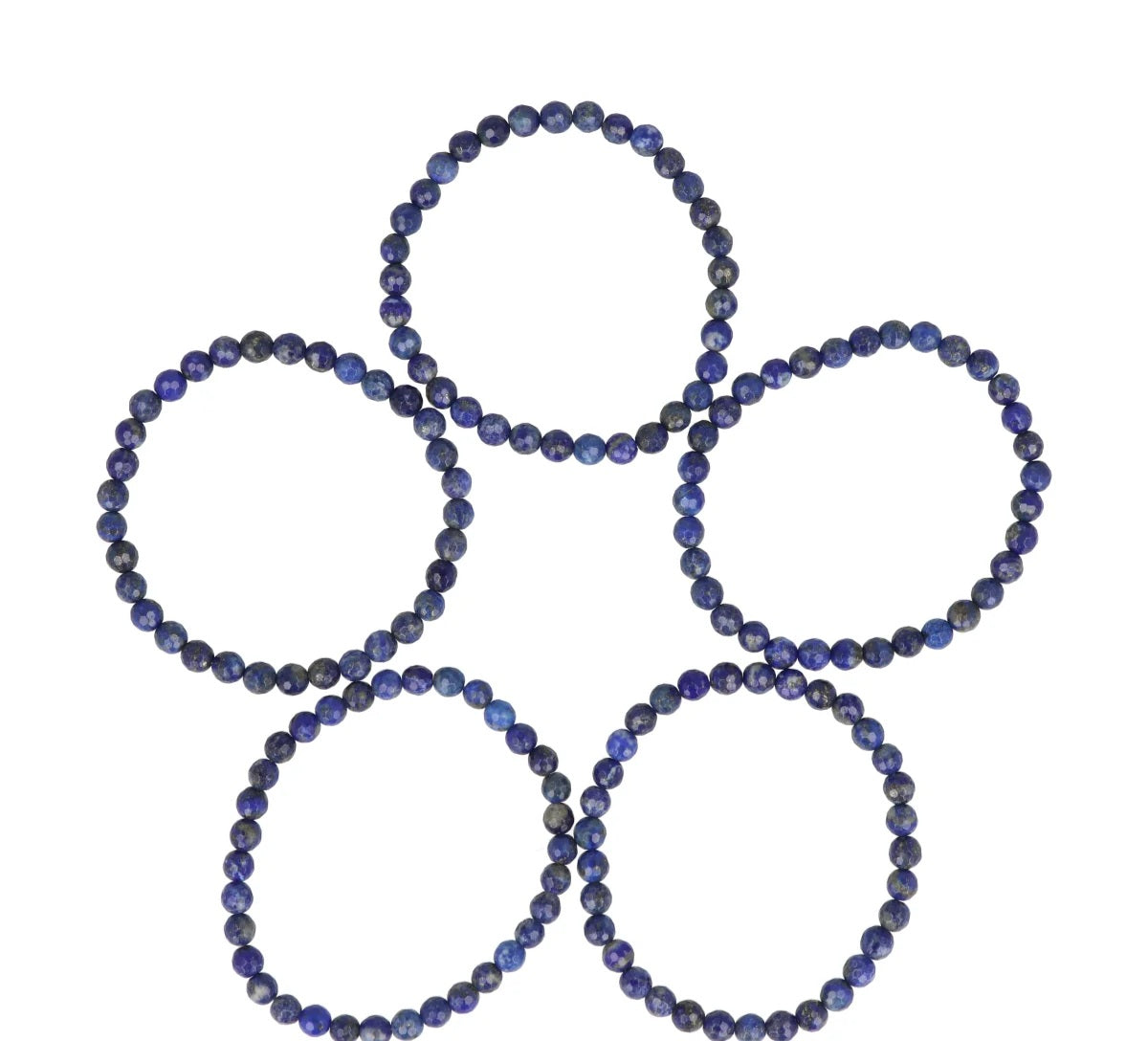 Lapis Lazuli Facetarmband | 4 mm