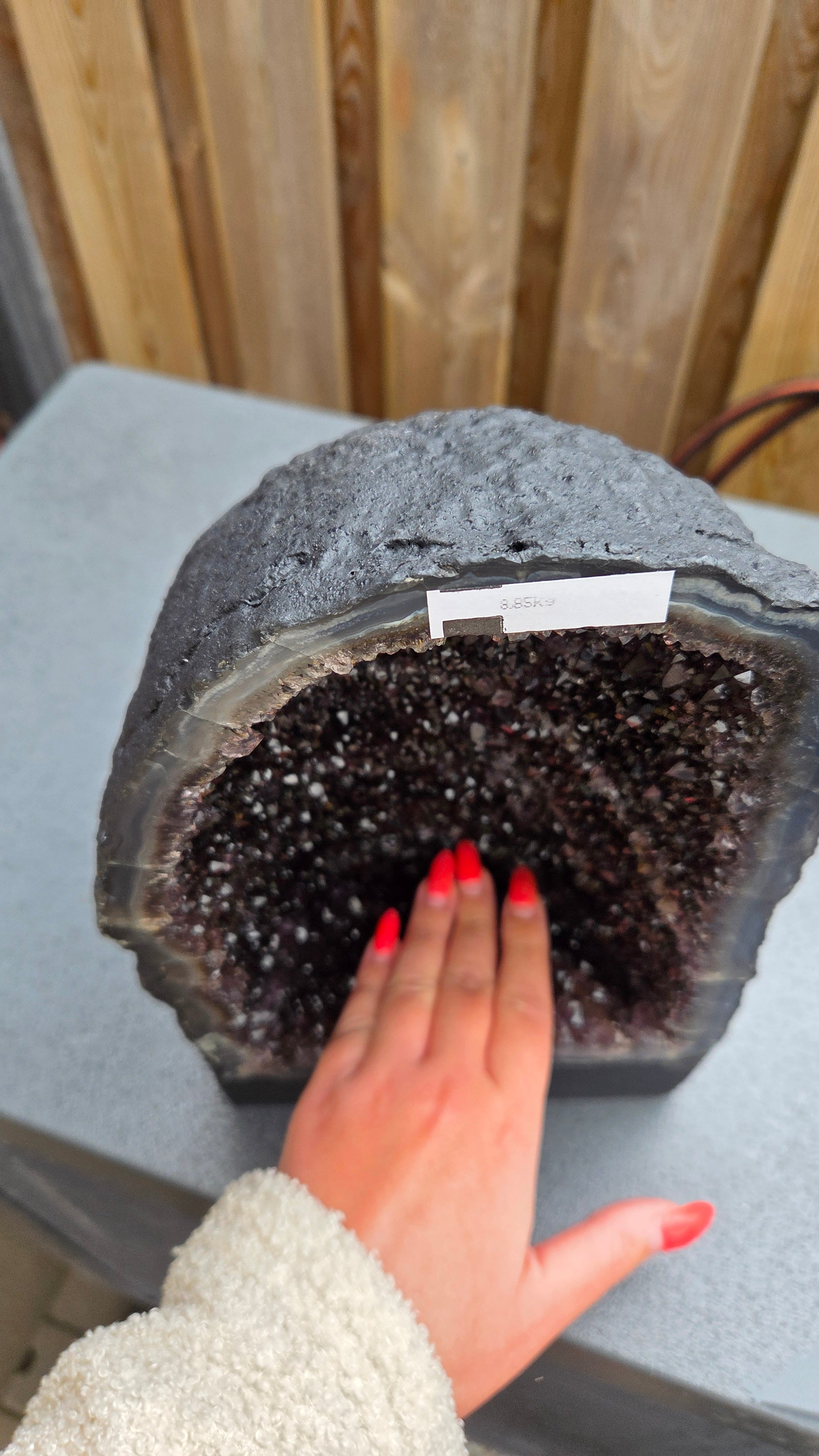 Unieke amethist geode