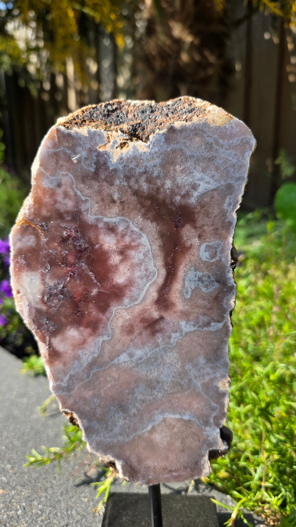 Roze amethist slab