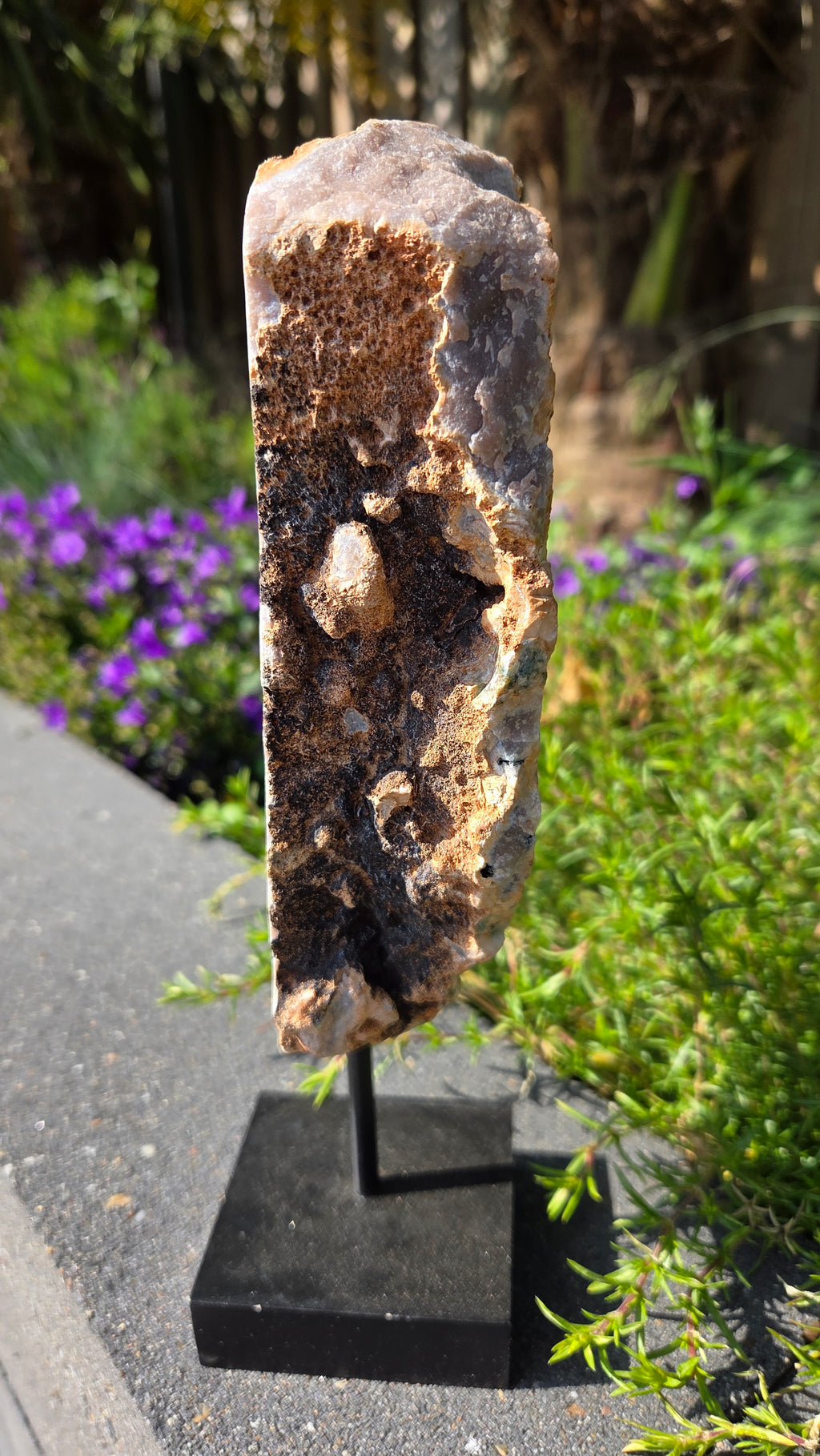 Roze amethist slab