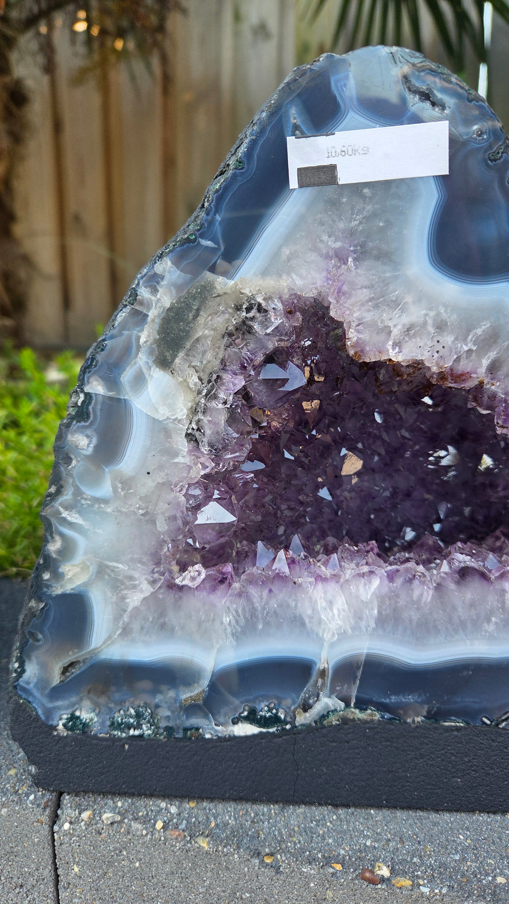 Amethist geode set