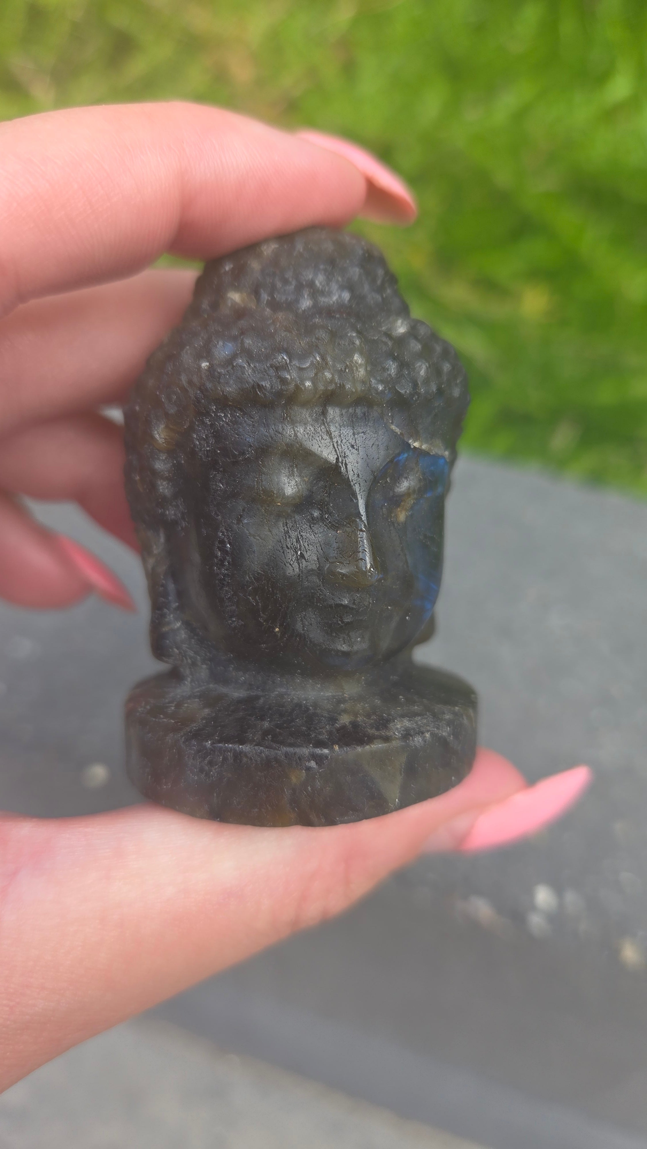 Labradoriet buddha