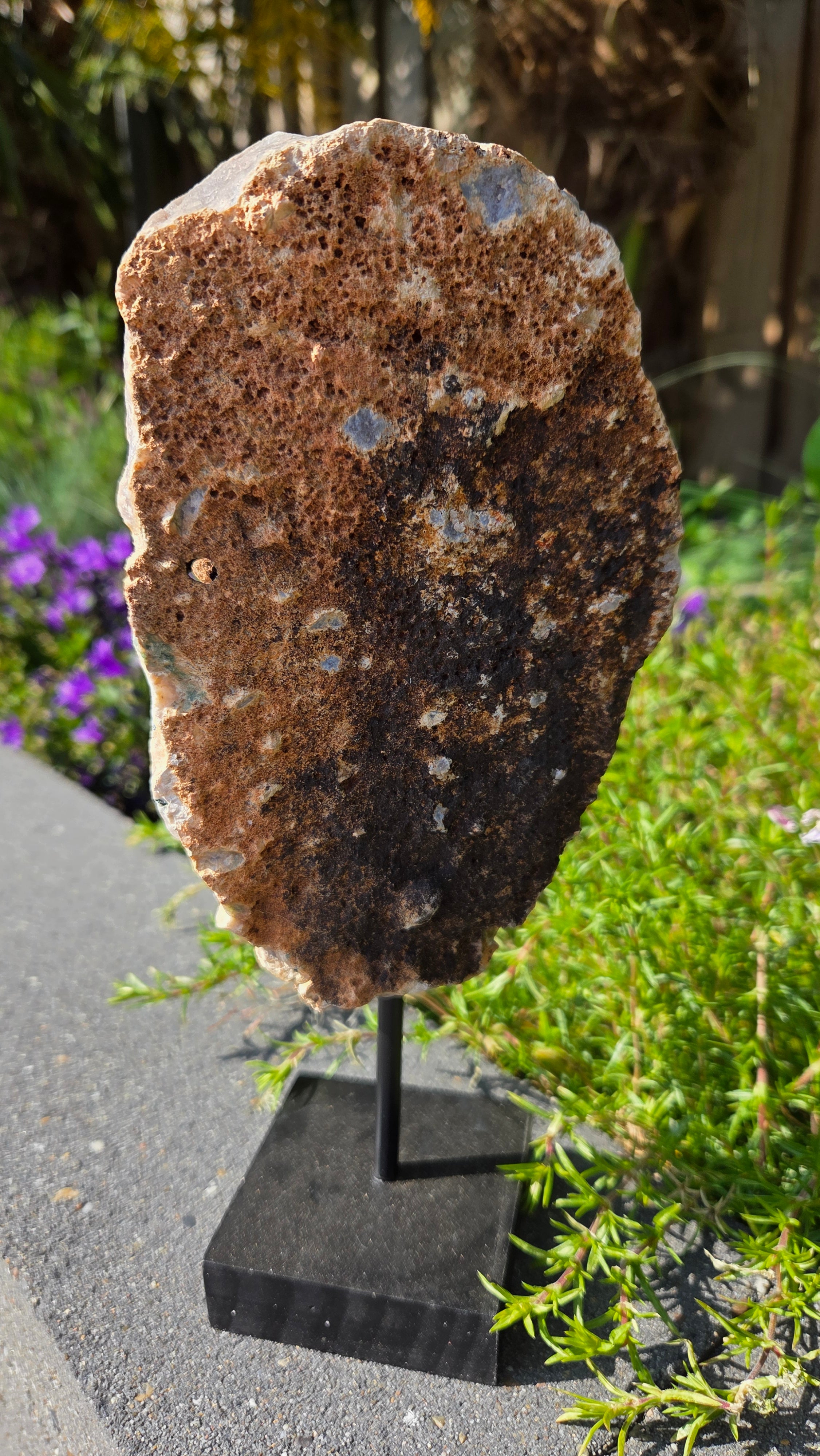 Roze amethist slab