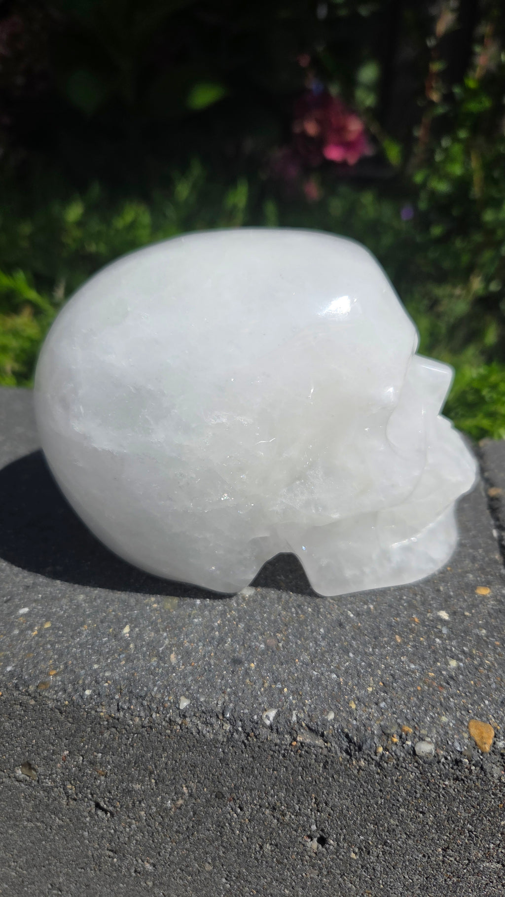 Bergkristal skull