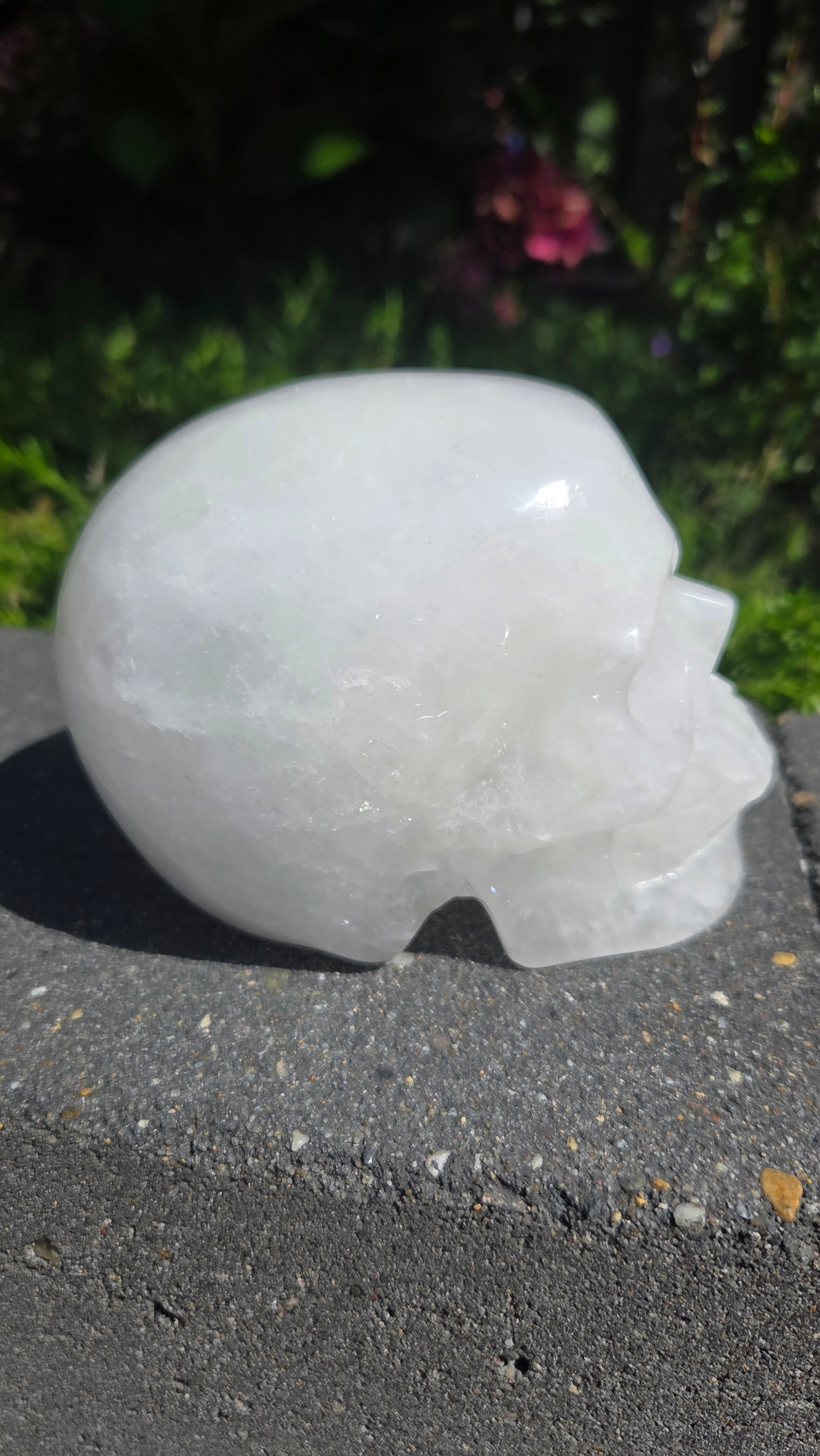 Bergkristal skull