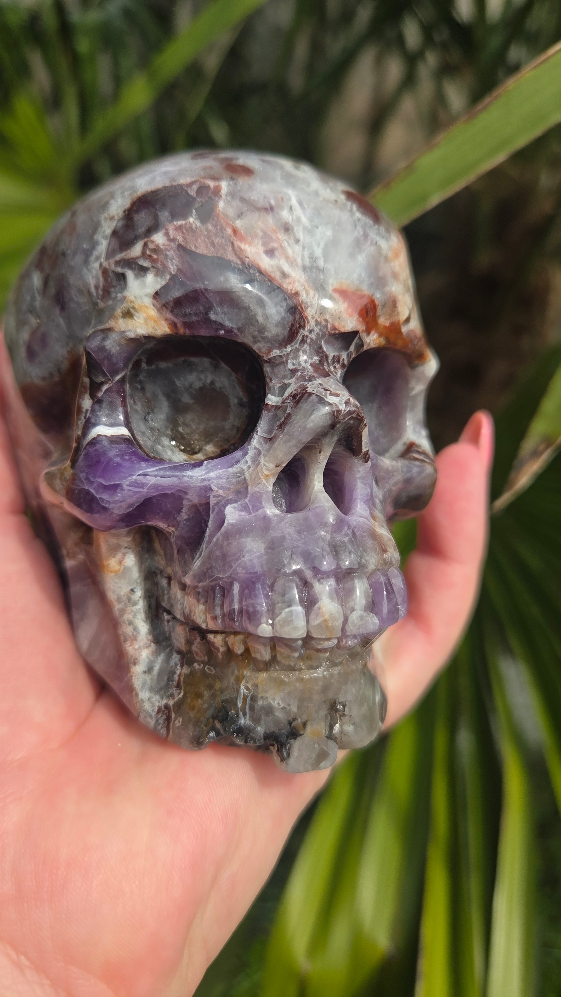 A+ kwaliteit amethist skull