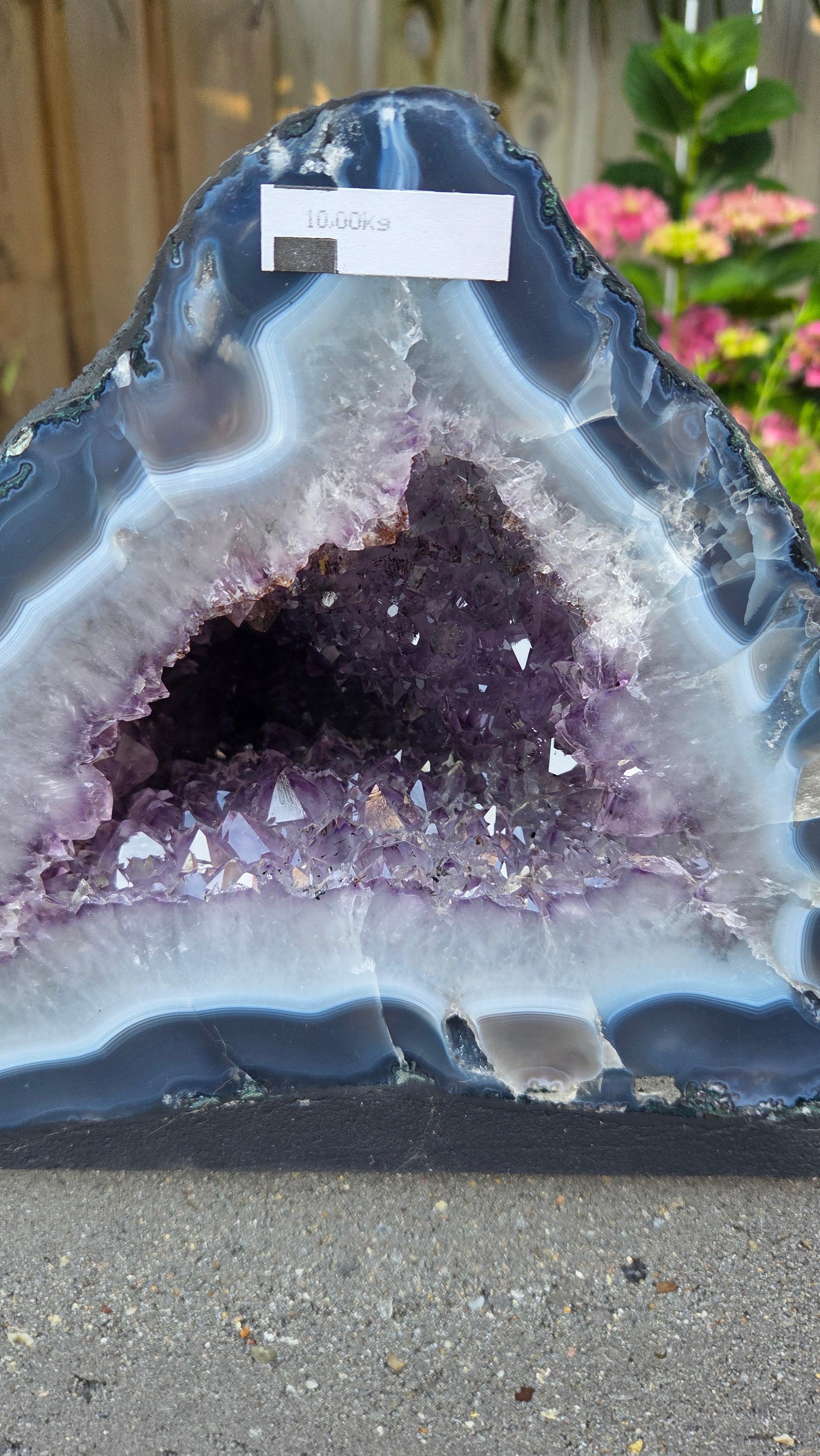 Amethist geode set