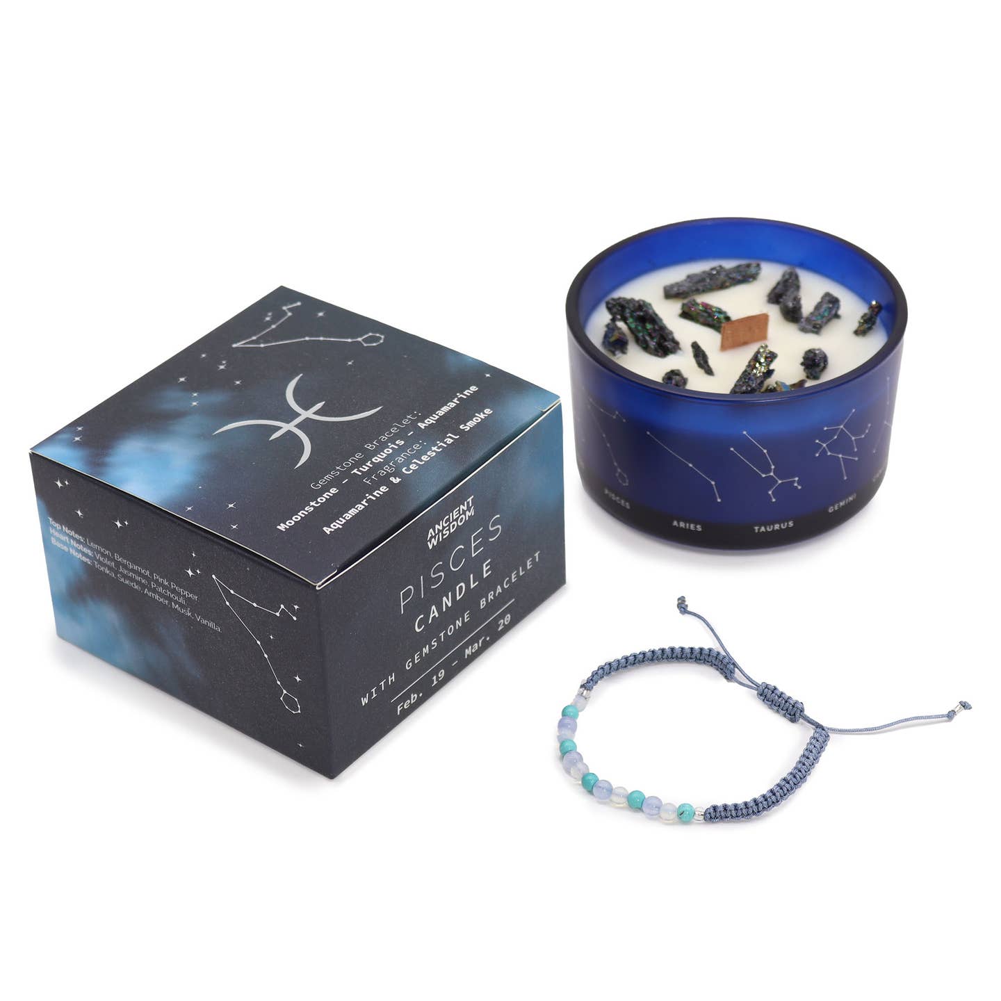 Geurkaars vissen + armband