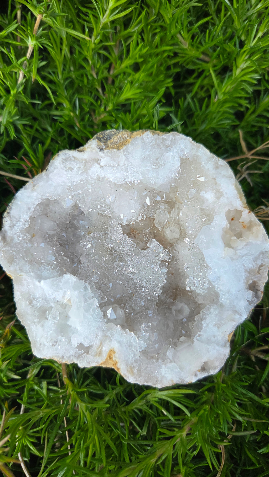 Bergkristal geode set